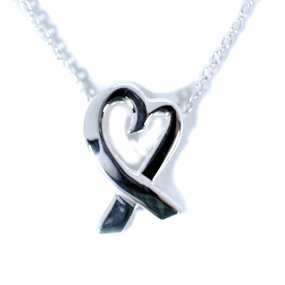 TIFFANY Tiffany 925 Loving Heart Pendant Necklace
